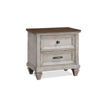 New Classic B2114-040 New Classic B2114-040 Mariana - Nightstand With USB - Vintage Creme