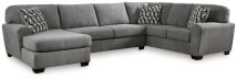 Benchcraft® 32402S1 Benchcraft® 32402S1 Birkdale Court - 3-Piece Sectional With Laf Corner Chaise - Gray