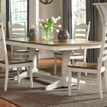 Liberty Furniture 278-CD-PS Springfield - Double Pedestal Table - White