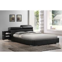 ACME 20747EK Manjot - Eastern King Bed - Black PU