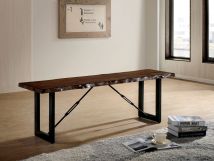 Furniture of America CM3604BN Dulce - Bench - Walnut / Black