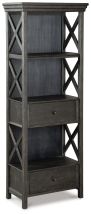 Ashley Furniture D736-76 Tyler Creek - Display Cabinet - Black / Gray