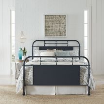 Liberty Furniture 179-BR13HFR-N Liberty Furniture 179-BR13HFR-N Vintage Series - Queen Metal Bed - Navy
