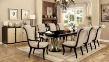 Furniture of America CM3353T-TABLE Ornette - Dining Table - Espresso / Champagne
