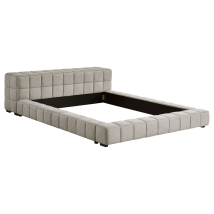 Coaster Fine Furniture 306121F Trinity - Upholstered Full Platform Bed - Light Taupe