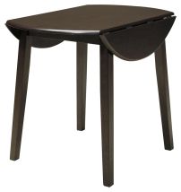 Signature Design by Ashley® D310-15 Hammis - Dark Brown - Round DRM Drop Leaf Table