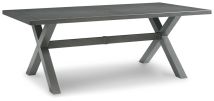 Signature Design by Ashley® P518-625 Elite Park - Gray - Rect Dining Table W/Umb Opt