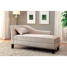 Furniture of America CM-CE2185BG Stillwater - Chaise - Beige