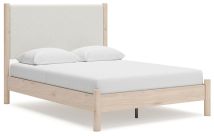 Ashley Furniture B2615B4 Ashley Furniture B2615B4 Cadmori - Queen Upholstered Panel Bed - Two-tone