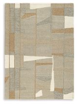 Signature Design by Ashley® R406331 Abbotton - Taupe / Gray / Caramel - Large Rug