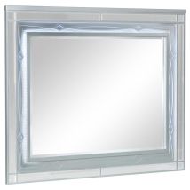 CoasterEssence 223214 Gunnison - Dresser Mirror - Silver Metallic