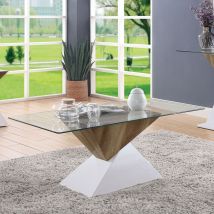 Furniture of America FOA4746C-TABLE Bima - Coffee Table - White / Natural Tone