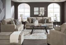 Ashley Furniture 59504/38/35/23/14 Ashley Furniture 59504/38/35/23/14 Stonemeade - 4 Pc. - Sofa, Loveseat, Chair And A Half, Ottoman - Taupe