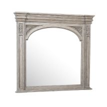 Pulaski Furniture P167110 Kingsbury - Beveled Dresser Mirror - French Gray