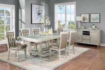 Furniture of America CM3158T-TABLE Adelina - Dining Table - Champagne