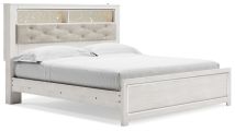 Ashley Furniture B2640B5 Ashley Furniture B2640B5 Altyra - King Panel Bookcase Bed - White