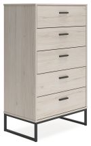 Signature Design by Ashley® EB1864-245 Socalle - Light Natural - Five Drawer Chest