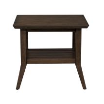 Liberty Furniture 796-OT1020 Ventura Blvd - Rectangular End Table - Dark Brown