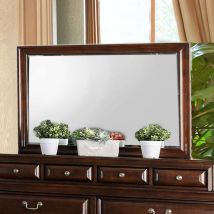 Furniture of America CM7302CH-M Brandt - Mirror - Brown Cherry