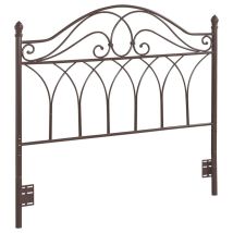 CoasterEssence 300186QF Zola - Metal Queen / Full Open Frame Headboard - Brown