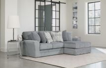 Jackson 2477/46/76/2-28 Jackson 2477/46/76/2-28 Glacier - 2 Piece Sofa Chaise (LSF Loveseat / RSF Chaise) - Shark