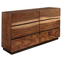 CoasterElevations 223253 Winslow - 6-Drawer Dresser - Smokey Walnut
