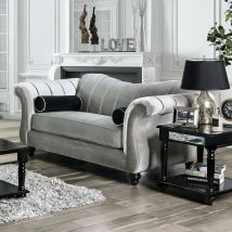 Furniture of America SM2227-LV Marvin - Loveseat - Pewter