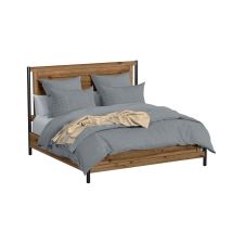 Intercon NC-BR-8060K-HCK-C Norcross - King Standard Bed - Hickory
