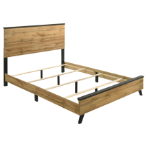 Coaster Fine Furniture 225001KE Kaywood - Eastern King Panel Bed - Natural Pine
