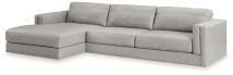 Ashley Furniture 57404S1 Amiata - 2-Piece Sectional With Laf Corner Chaise - Glacier