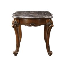 ACME 85367 Miyeon - End Table - Marble & Cherry