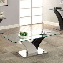 Furniture of America CM4244C-TABLE Sloane - Coffee Table - White / Dark Gray