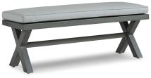 Ashley Furniture P518-600 Elite Park - Bench With Cushion - Gray