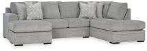 Ashley Furniture 52906S1 Casselbury - 2-Piece Sectional With Raf Corner Chaise - Cement
