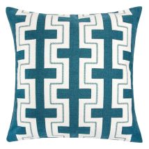 Furniture of America PL8054-2PK Kari - Pillow (Set of 2) - Teal