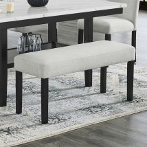 New Classic D400-25-STN Celeste - Dining Bench - Stone