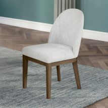 New Classic D1464B-20 Essence - Upholstered Curved Back Chair - Brown