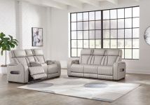 Ashley Furniture U27105/15/18 Boyington - 2 Pc. - Power Reclining Sofa, Power Reclining Loveseat - Gray