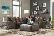 Jackson 437828-1283/09-3083/09 Jackson 437828-1283/09-3083/09 Denali - Cocktail Ottoman Leather - Chocolate