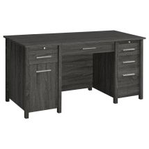 CoasterEssence 801576 Dylan - 4-Drawer Lift Top Office Desk - Weathered Gray