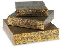 Ashley Furniture A2000490 Keldy - Box Set (Set of 3) - Antique Brass Finish