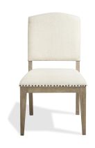 Riverside Furniture 59452 Myra - Upholstered Side Dining Chair (Set of 2) - Natural