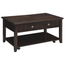CoasterEssence 721038 Bradford - Rectangular Wood Lift Top Coffee Table - Walnut