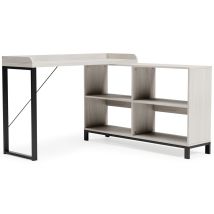 Signature Design by Ashley® H288-24 Bayflynn - White / Black - L-desk
