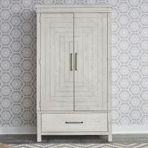 Liberty Furniture 406W-BR-ARM Modern Farmhouse - Armoire - White