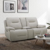 Liberty Furniture 7008GF-23P Cameron - Loveseat With Console P3 & ZG - Nathan Ginger