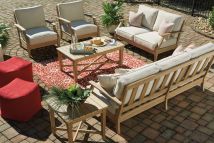 Ashley Furniture P801/838/835/820(2) Ashley Furniture P801/838/835/820(2) Clare View - 4 Pc. - Lounge Set - Beige