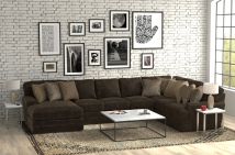 Jackson 4376/72/75/30-49 Jackson 4376/72/75/30-49 Mammoth - 3 Piece Sectional With LSF Chaise - Chocolate