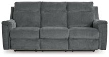 Signature Design by Ashley® 3320287 Barnsana - Gravel - Power Reclining Sofa