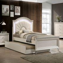 Furniture of America CM7901F-BED Allie - Full Bed - Pearl White